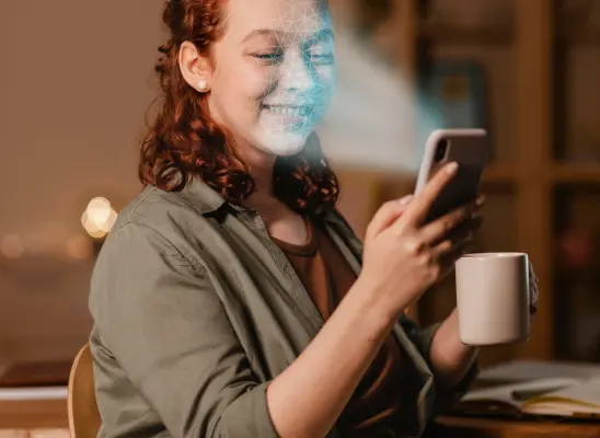 Biometric data always remains in the user's hands